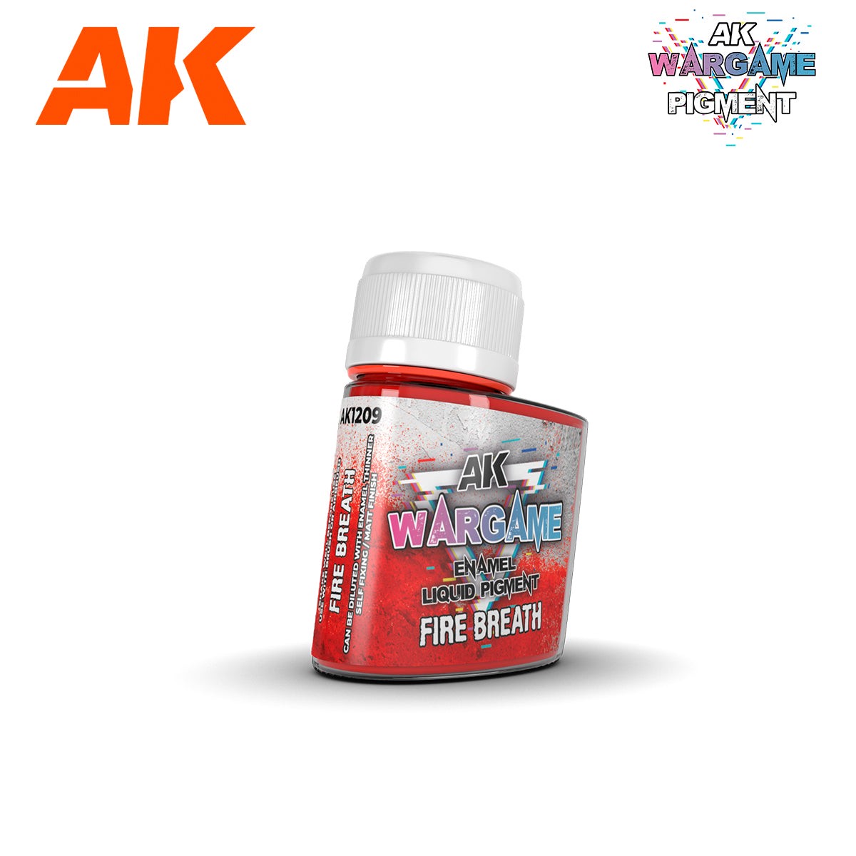 AK Interactive Wargame Enamel Liquid Pigment 35ml - Fire Breath