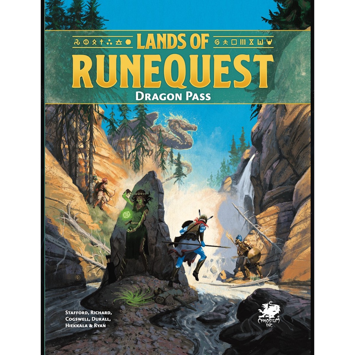 Chaosium Lands of RuneQuest: Dragon Pass RPG Book