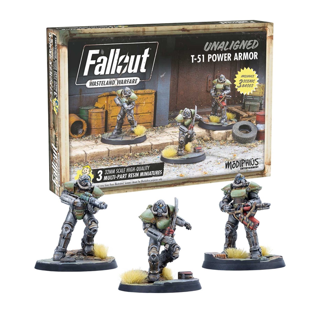 Fallout: Wasteland Warfare - Unaligned T51 Power Armour