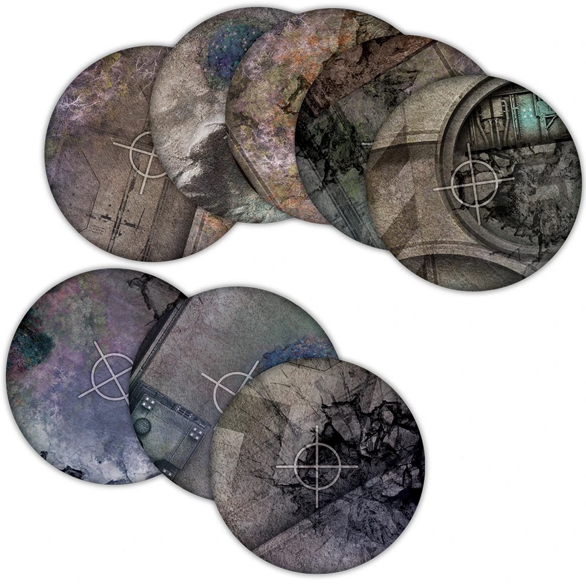 TerrainCrate - Grim Battlefield Objectives Templates