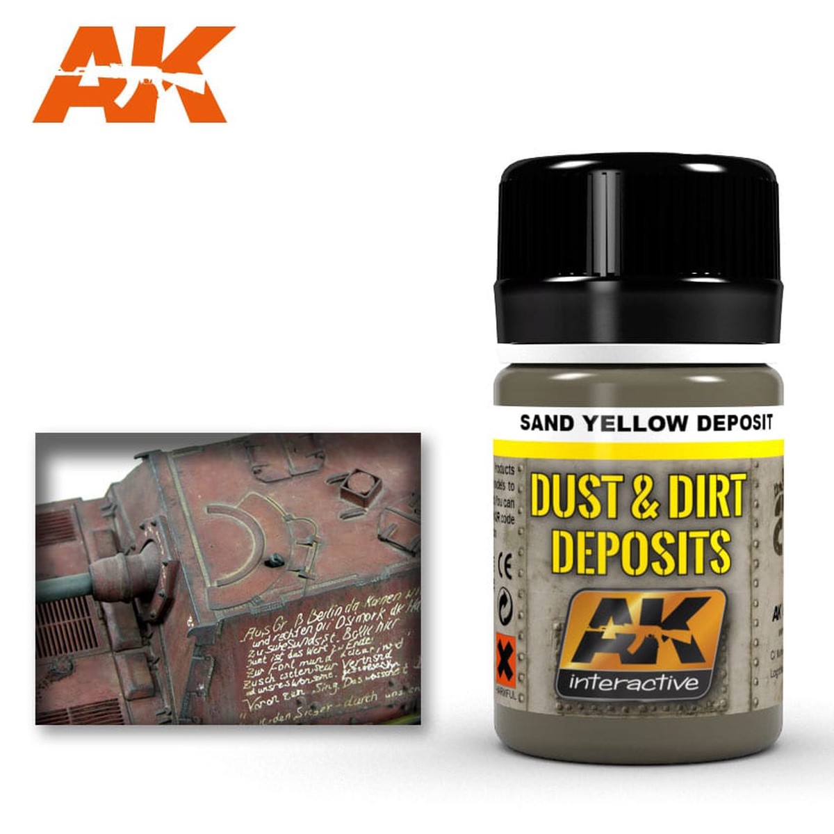 AK Interactive Sand Yellow Deposit 35ml