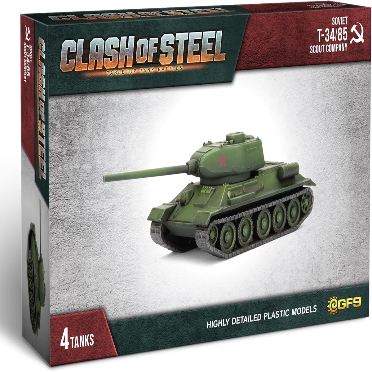 Clash of Steel: T-34/85 Scout Company Miniature