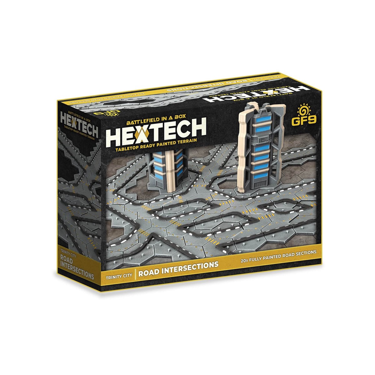 Hextech Terrain: Road Intersection (HEXT19)