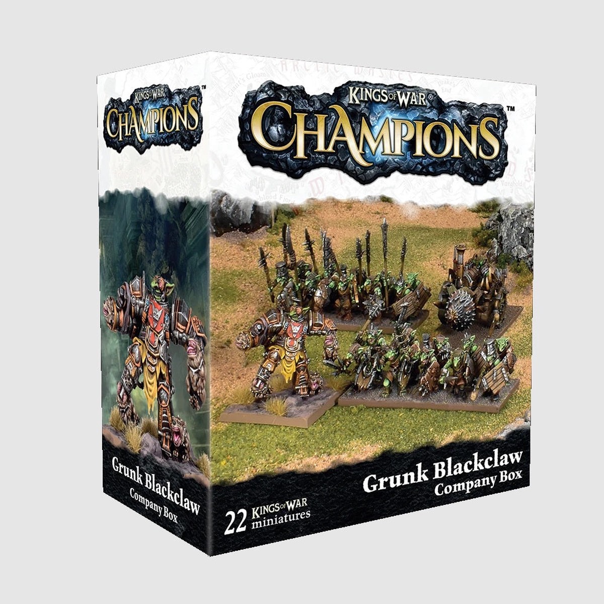 Mantic Games Kings of War Champions Grunk Blackclaw (MGKWG111)