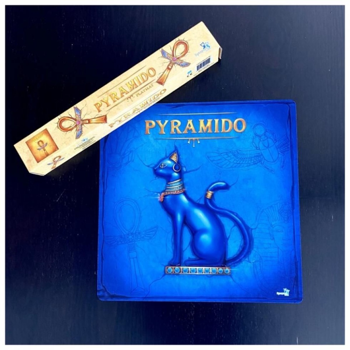 Synapses Games - Pyramido Play Mat Cat Goddess Bastet - Dark Blue