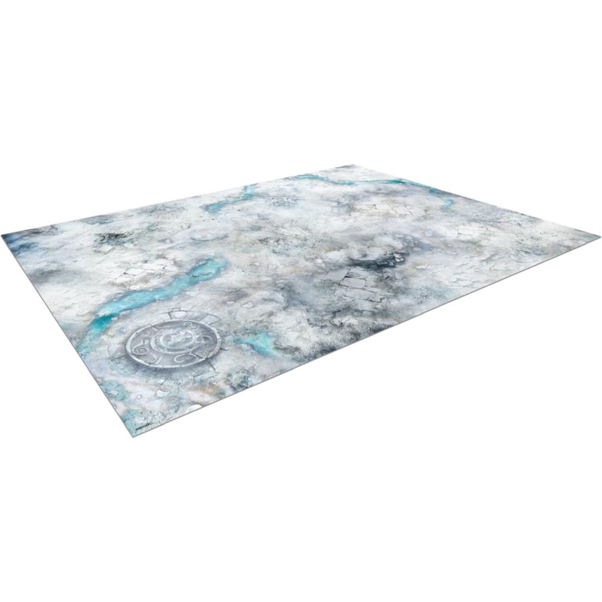 Mantic Games TerrainCrate Snowfield Battle Mat 44-Inch x 60-Inch