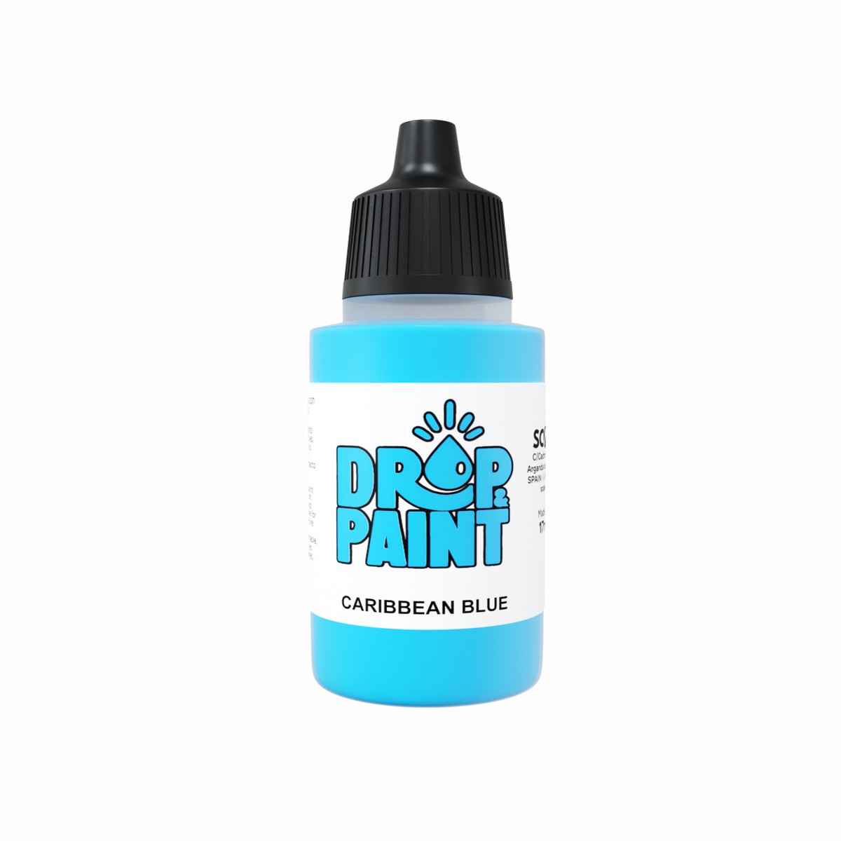 Scale 75 Drop and Paint 17ml - Caribbean Blue