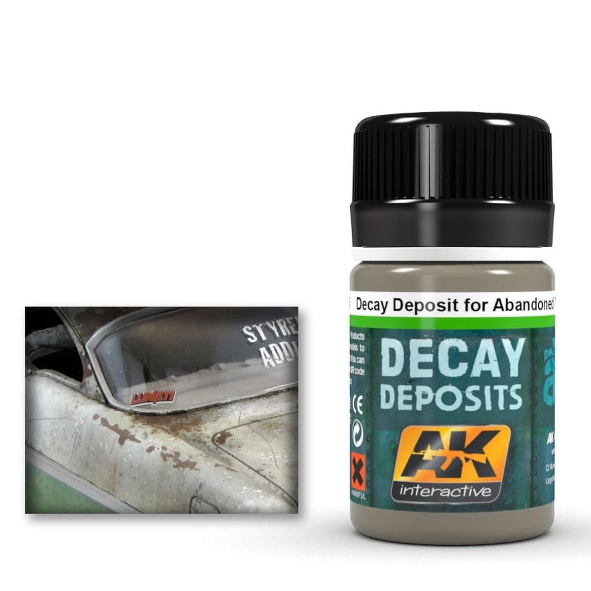 AK Interactive Weathering Decay Deposit 35ml - Abandoned Vehicles