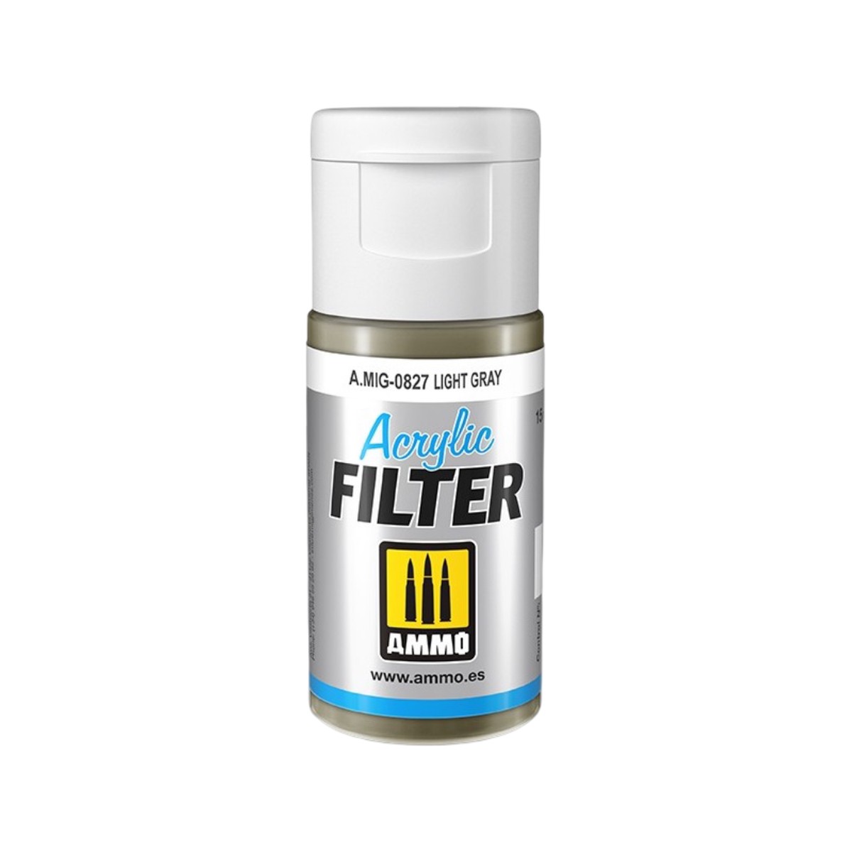 Ammo by MIG Acrylic Filter - Light Grey