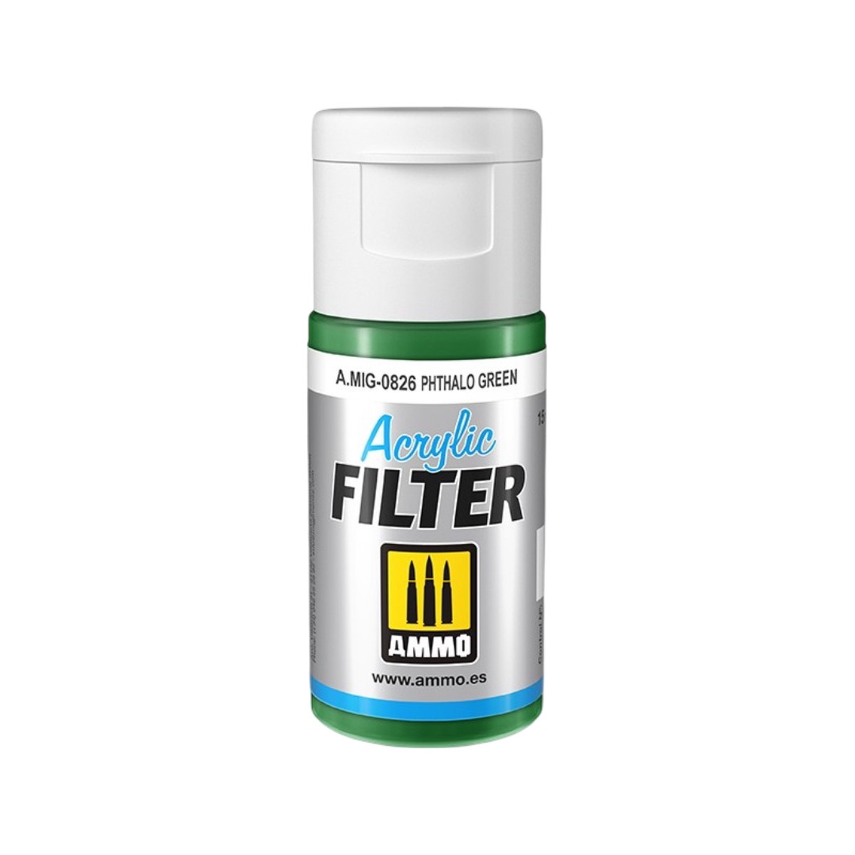 Ammo by MIG Acrylic Filter - Phthalo Green
