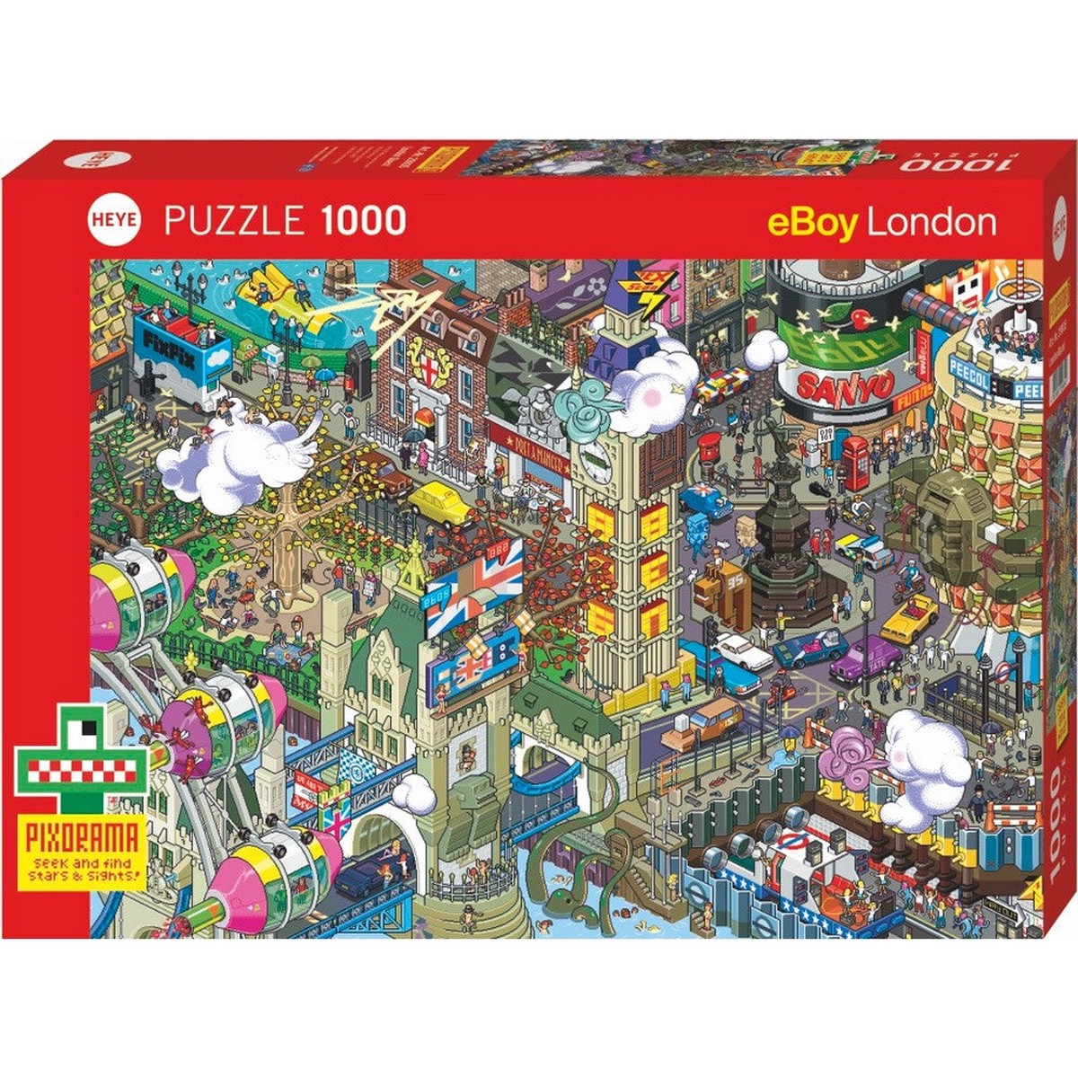 Heye Eboy London Quest 1000 Piece Puzzle