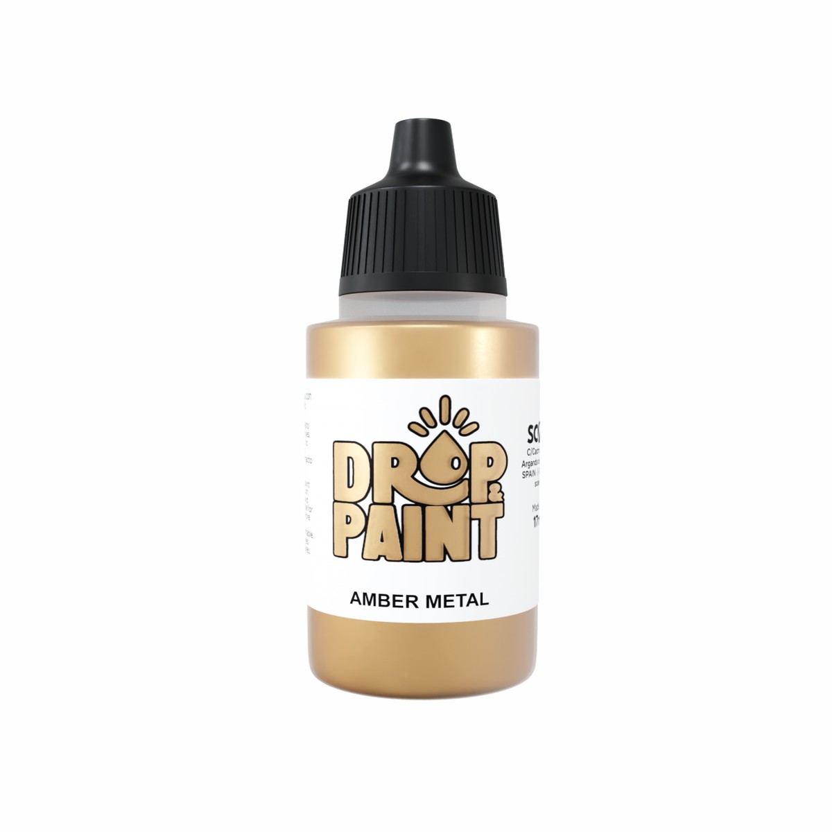 Scale 75 Drop and Paint 17ml - Amber Metal