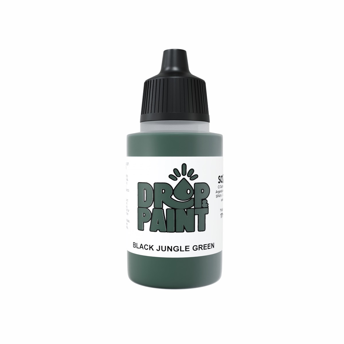 Scale 75 Drop and Paint 17ml - Black Jungle Green
