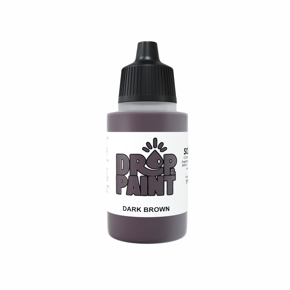 Scale 75 Drop and Paint 17ml - Dark Brown