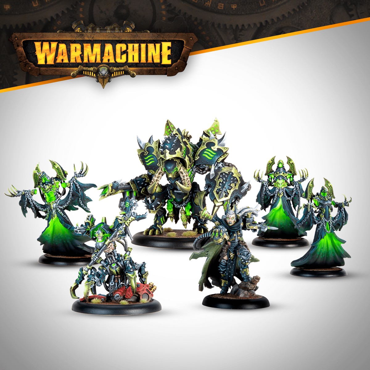 Steamforged Games Warmachine: Cryx Necrofactorium Command Starter Miniatures (SFIK-CRX055)
