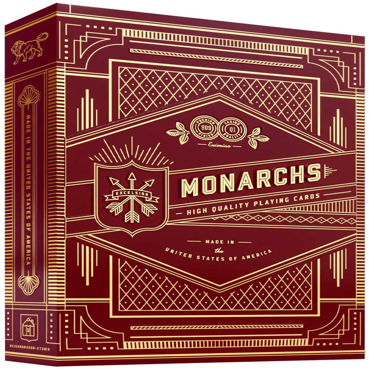 Theory11 Monarch Red Playing Cards Game