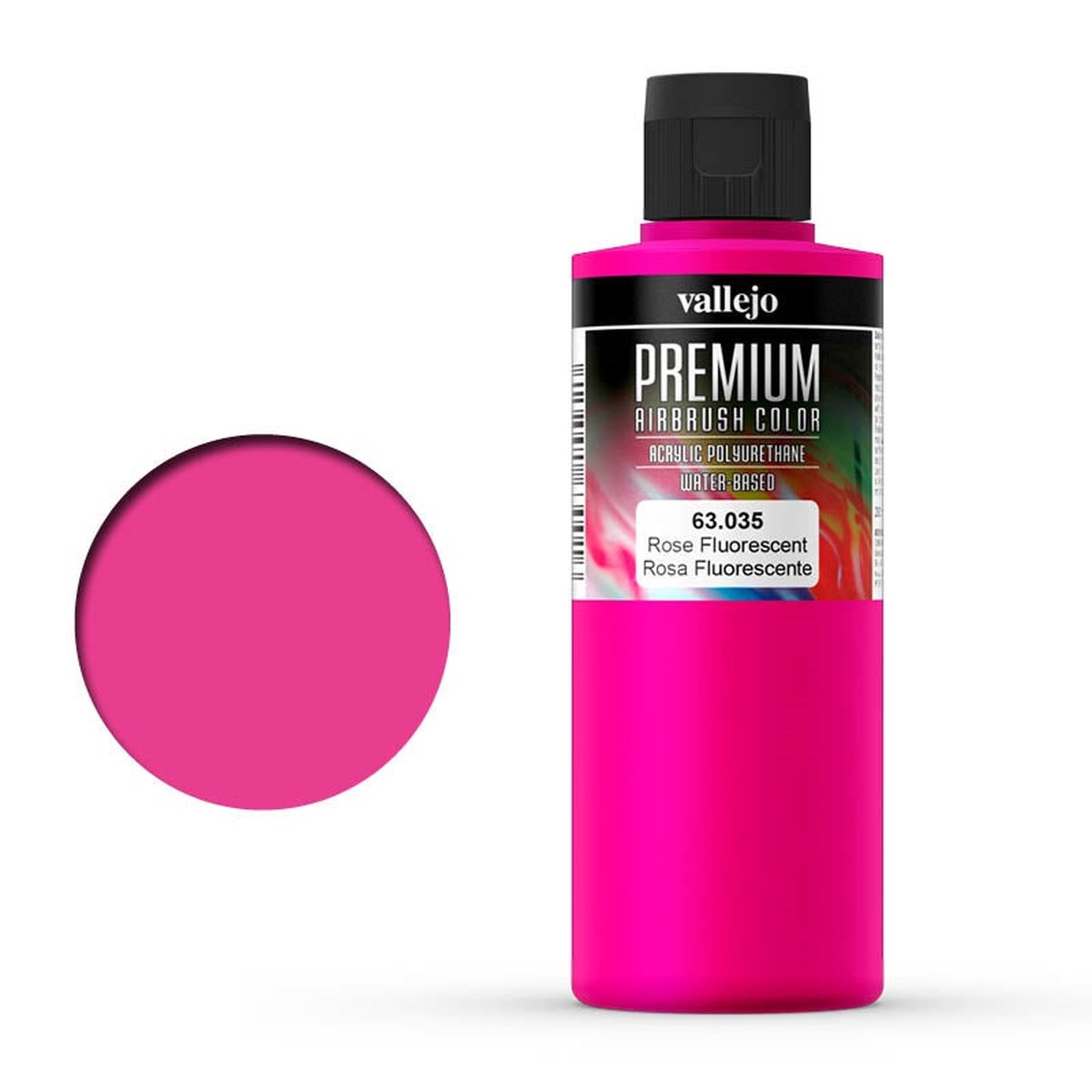 Vallejo Airbrush Acrylic Premium Color 200 ml - Fluorescent Rose