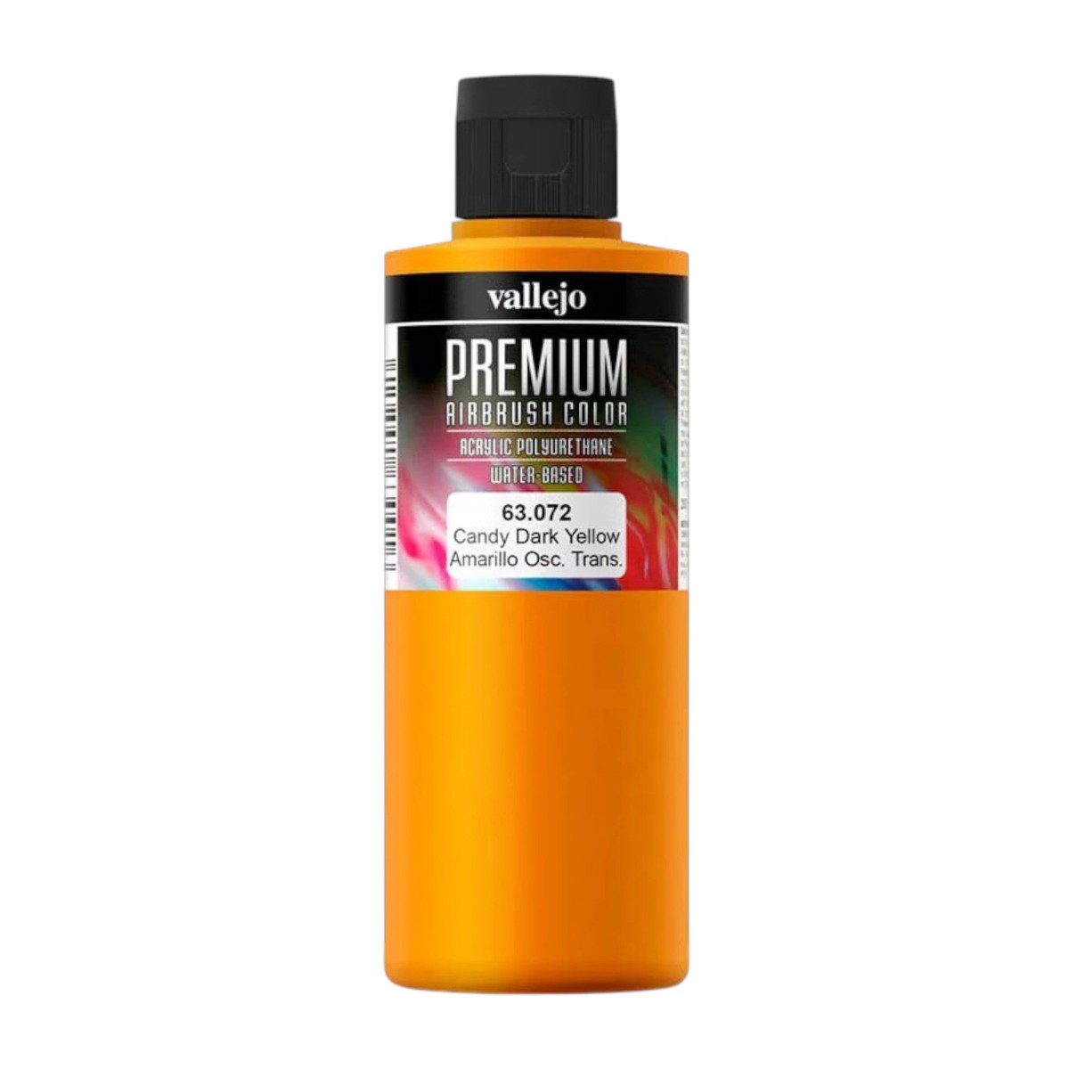 Vallejo Premium Airbush Colour 200ml - Candy Dark Yellow