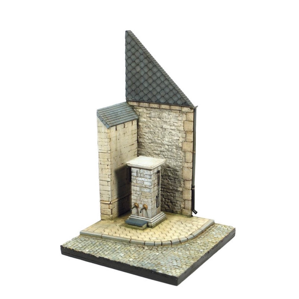 Vallejo Scenics Base 1/35 Street Corner with Waterpump