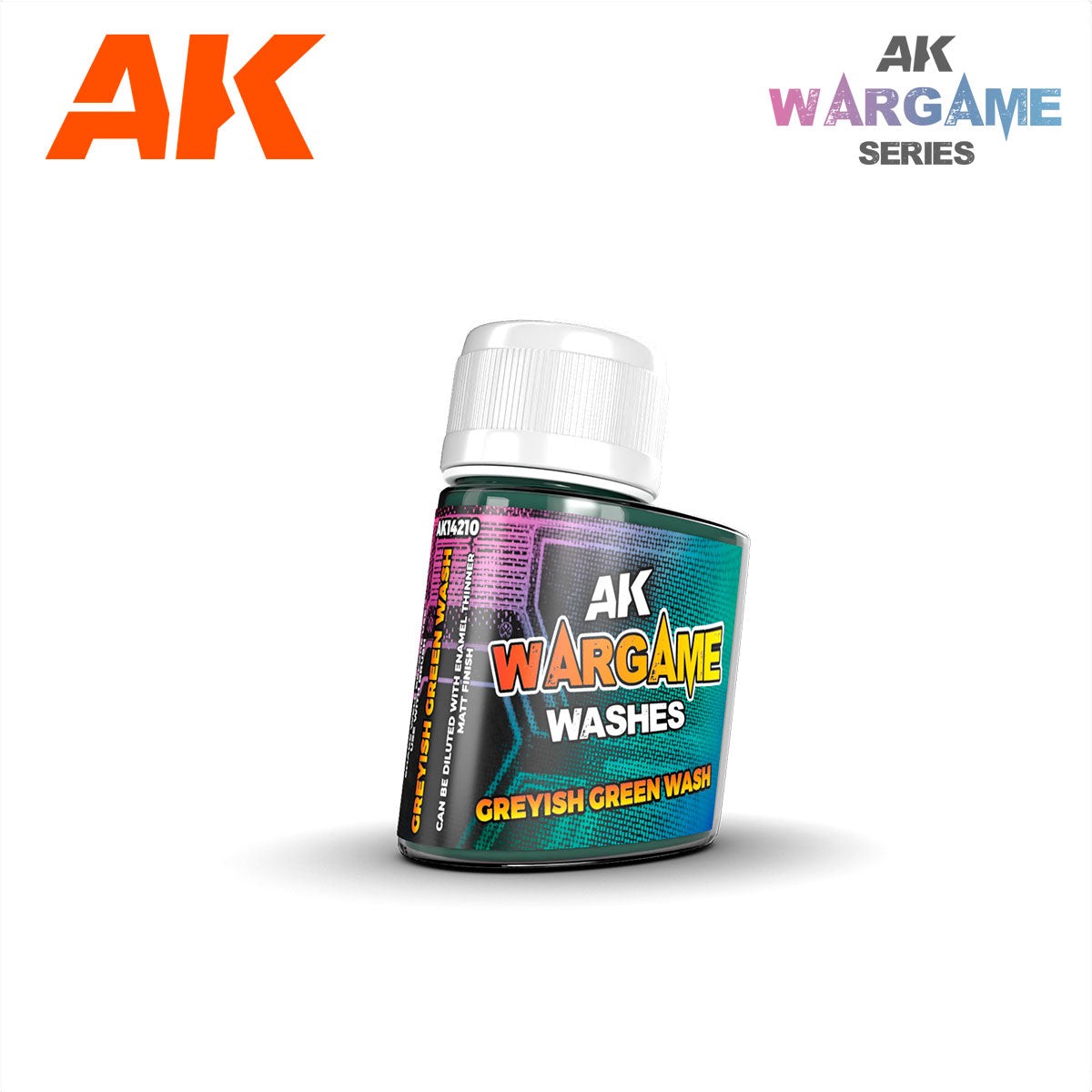 AK Interactive Wargame Series Wash 35ml - Greyish Green Wash