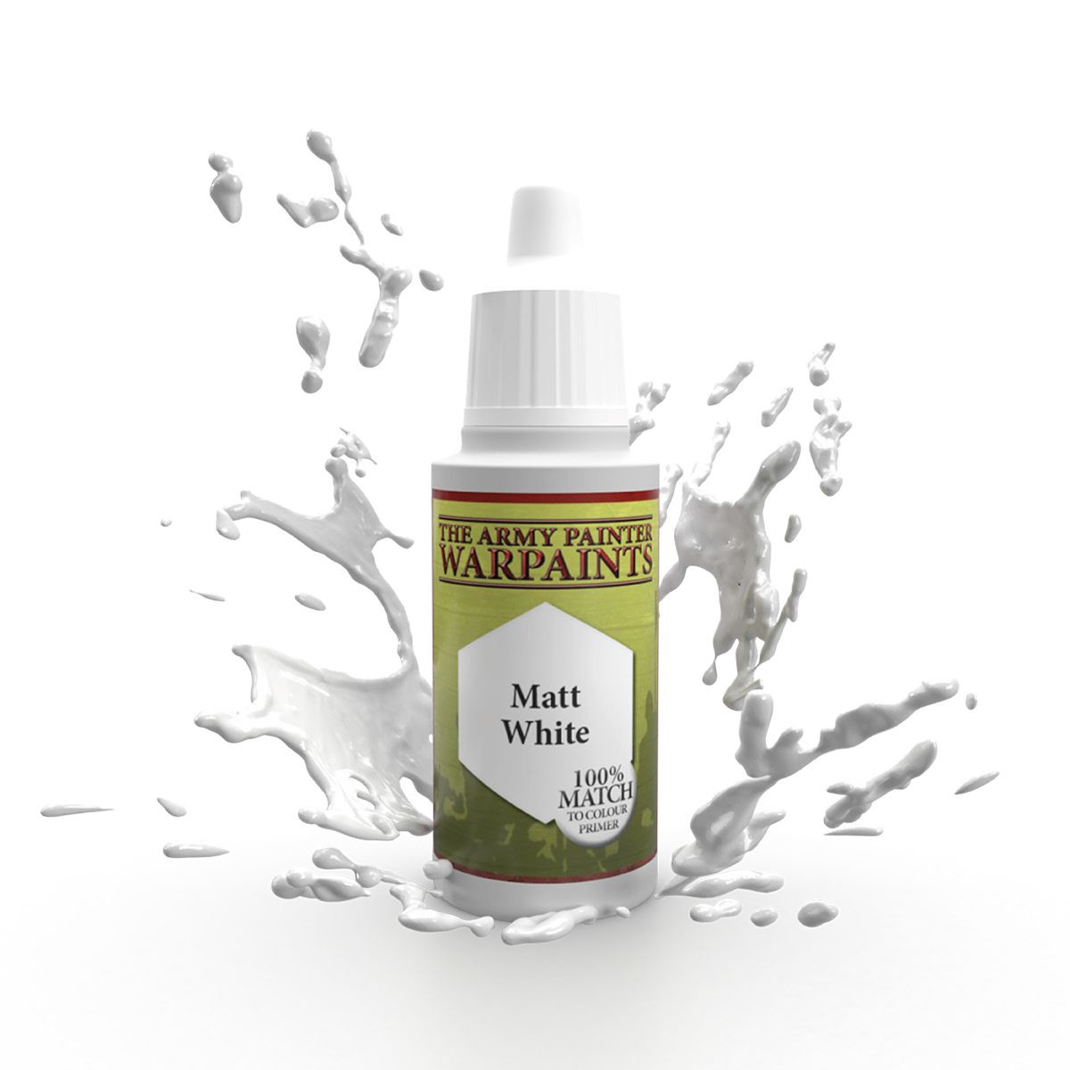 Army Painter Warpaints Acrylic Paint 18ml - Matt White