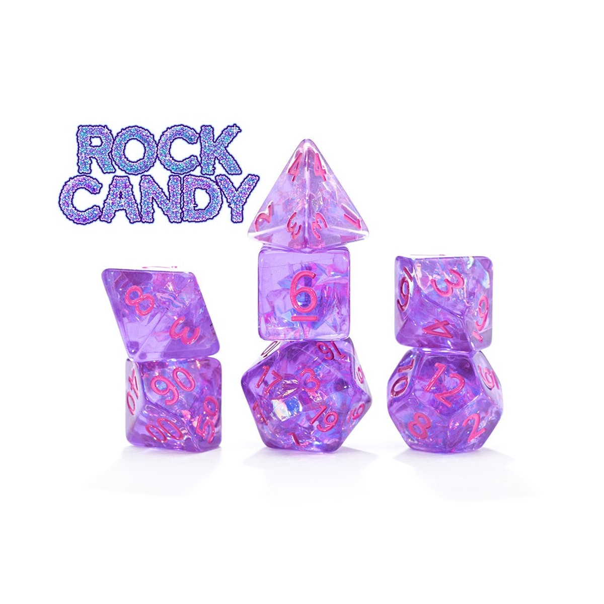 Gate Keeper Games - Rock Candy Inclusion RPG Dice Set