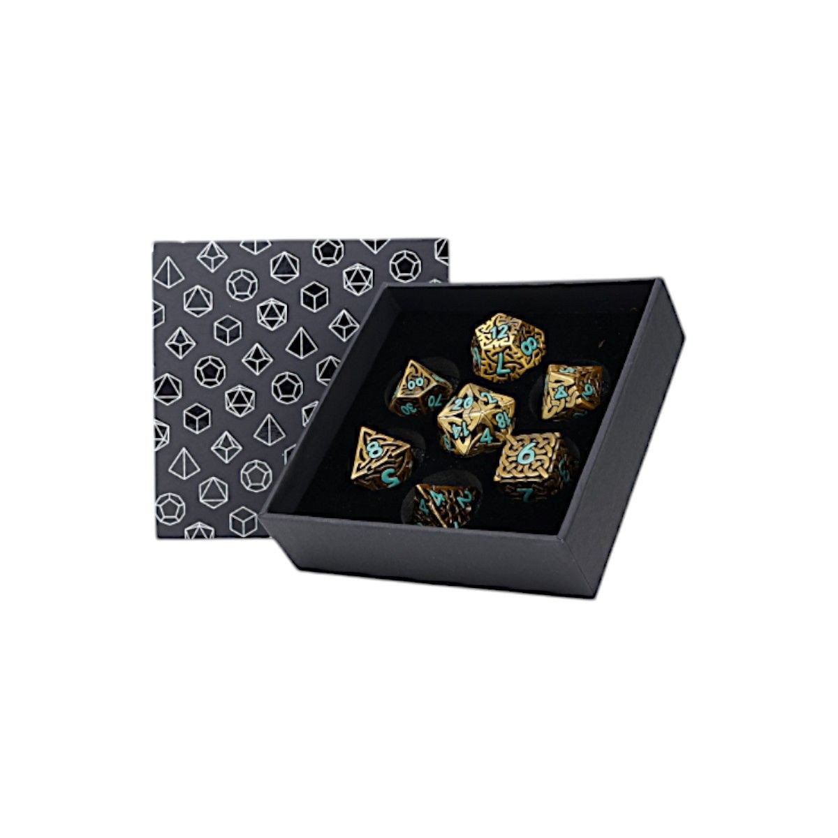 Let's Play Games - Celtic Hollow RPG Dice Set - Summer