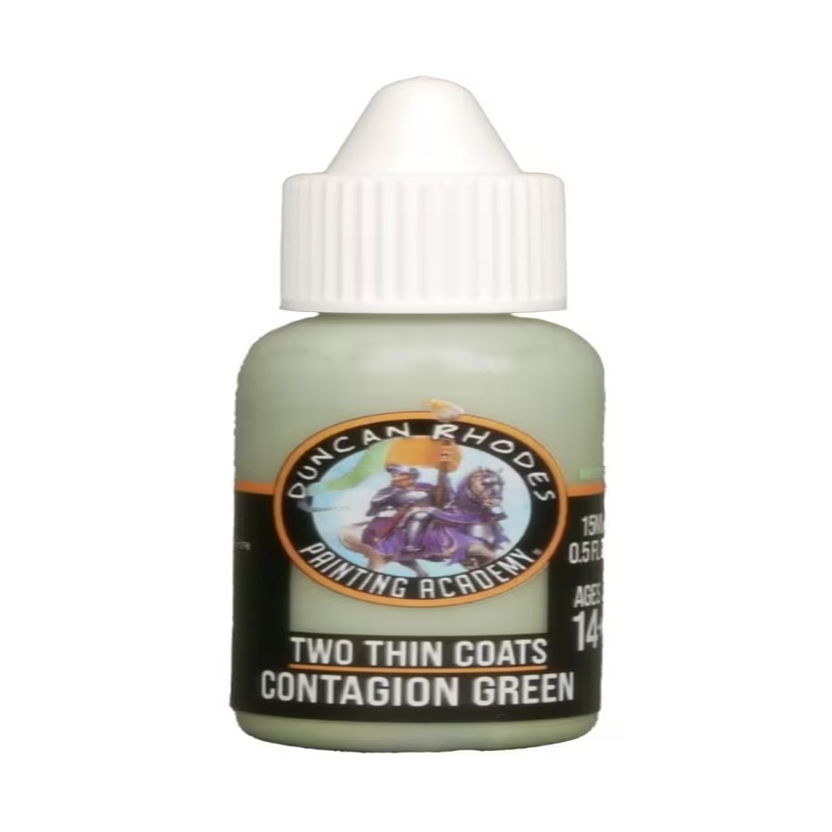 Two Thin Coats Acrylic Paint 15ml - Contagion Green