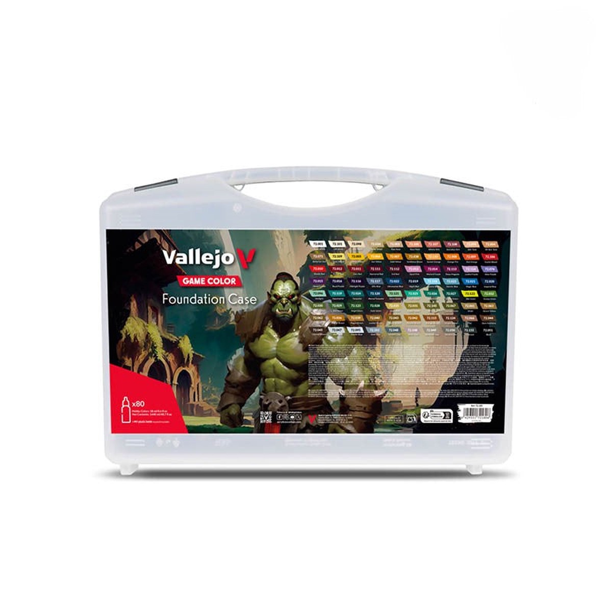 Vallejo Game Colour Foundation 80-Piece Case - Opaque