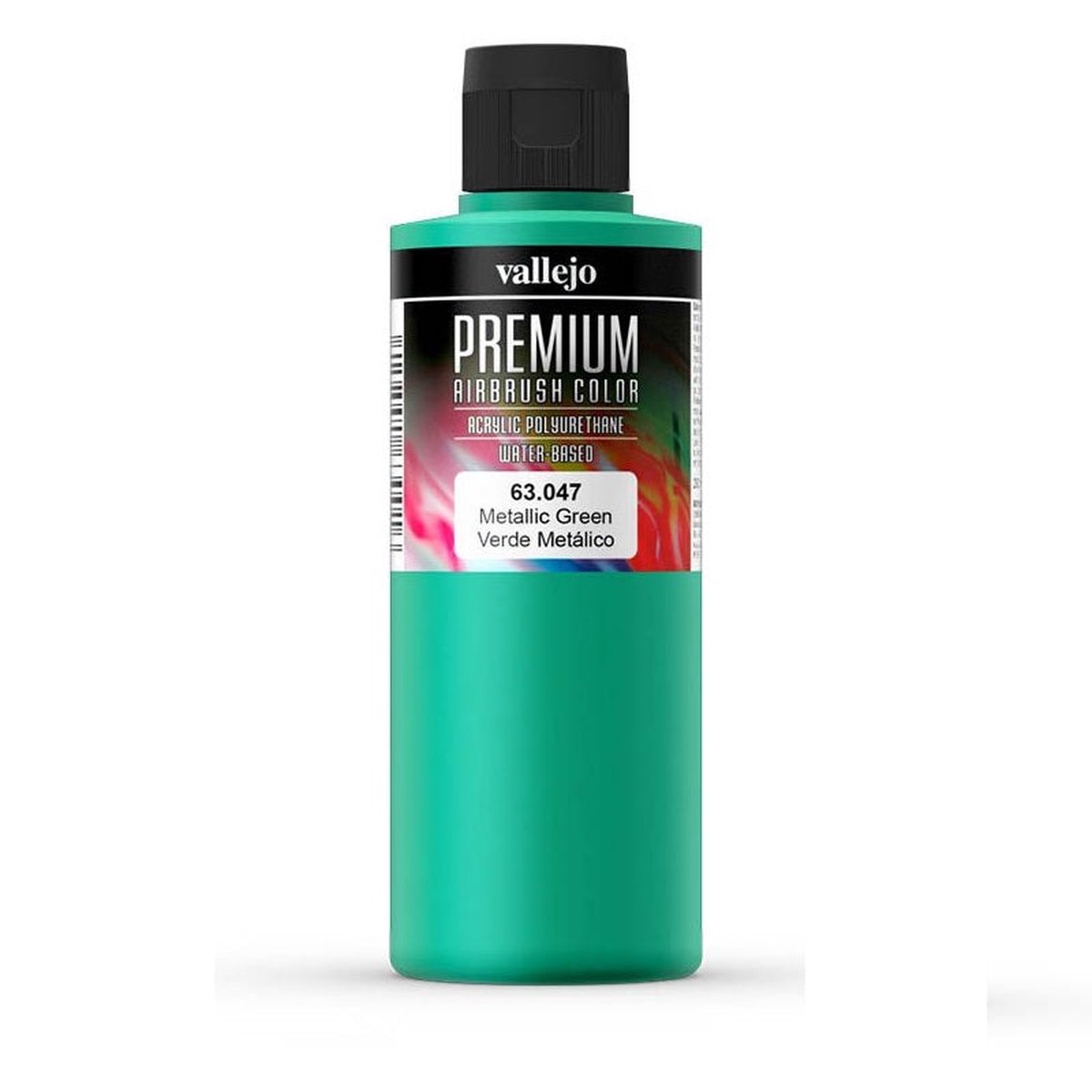 Vallejo - Premium Pearl and Metallics Colour 200ml - Metallic Green