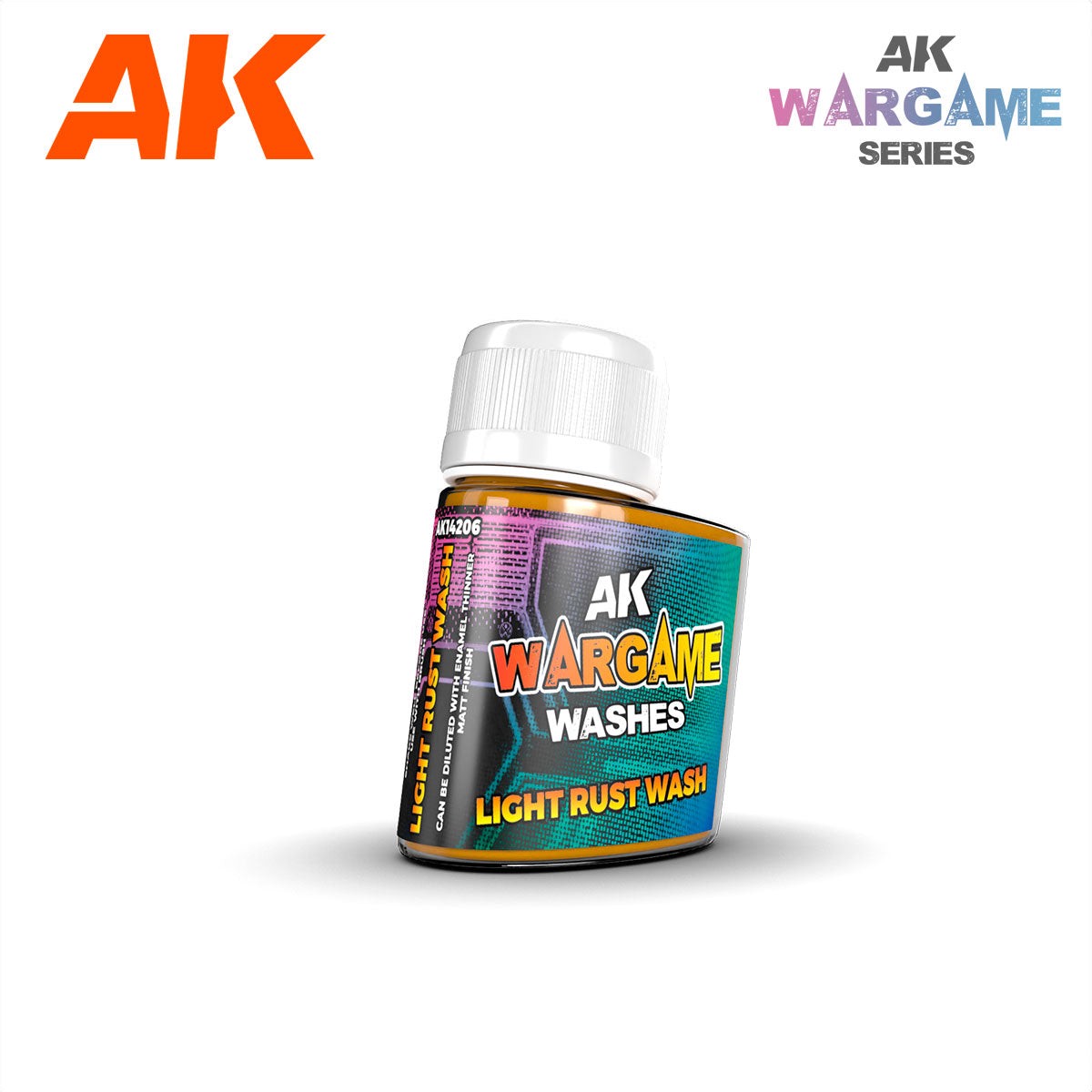 AK Interactive Wargame Series Wash 35ml - Light Rust Wash