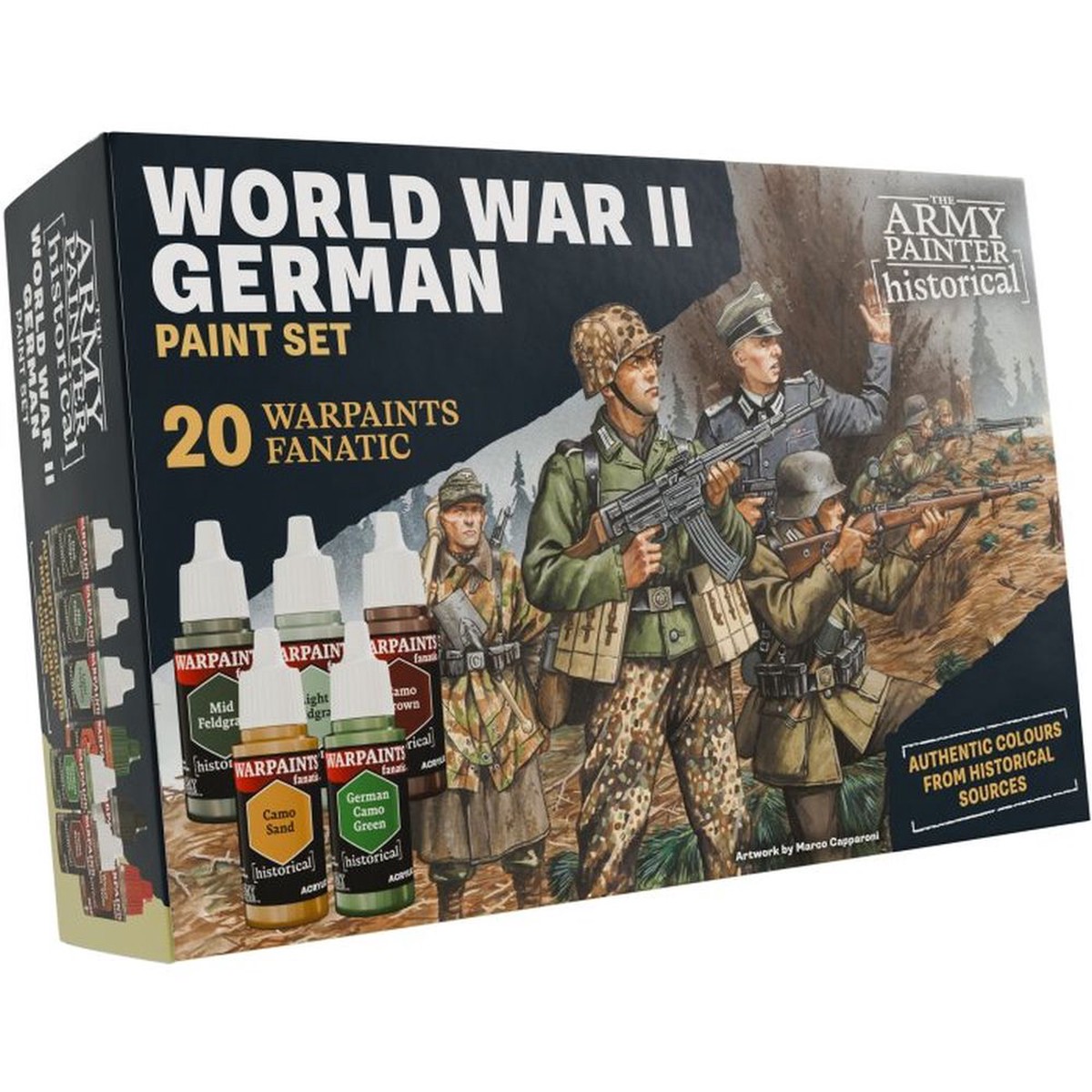 Army Painter - Warpaints Historical WWII German Paint Set - 20 Piece