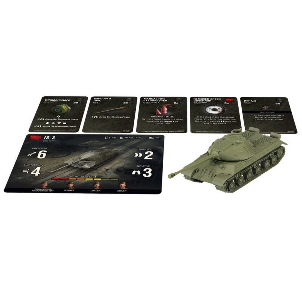 Gale Force 9 World of Tanks: Wave 12 Soviet IS-3 Miniatures Game Expansion