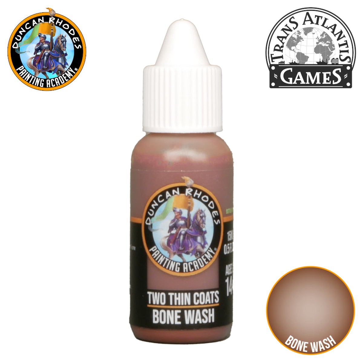 Two Thin Coats Paint 15ml - Bone Wash