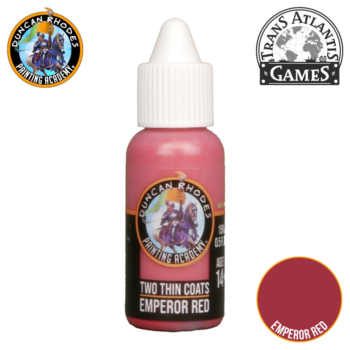 Two Thin Coats Paint 15ml - Emperor Red