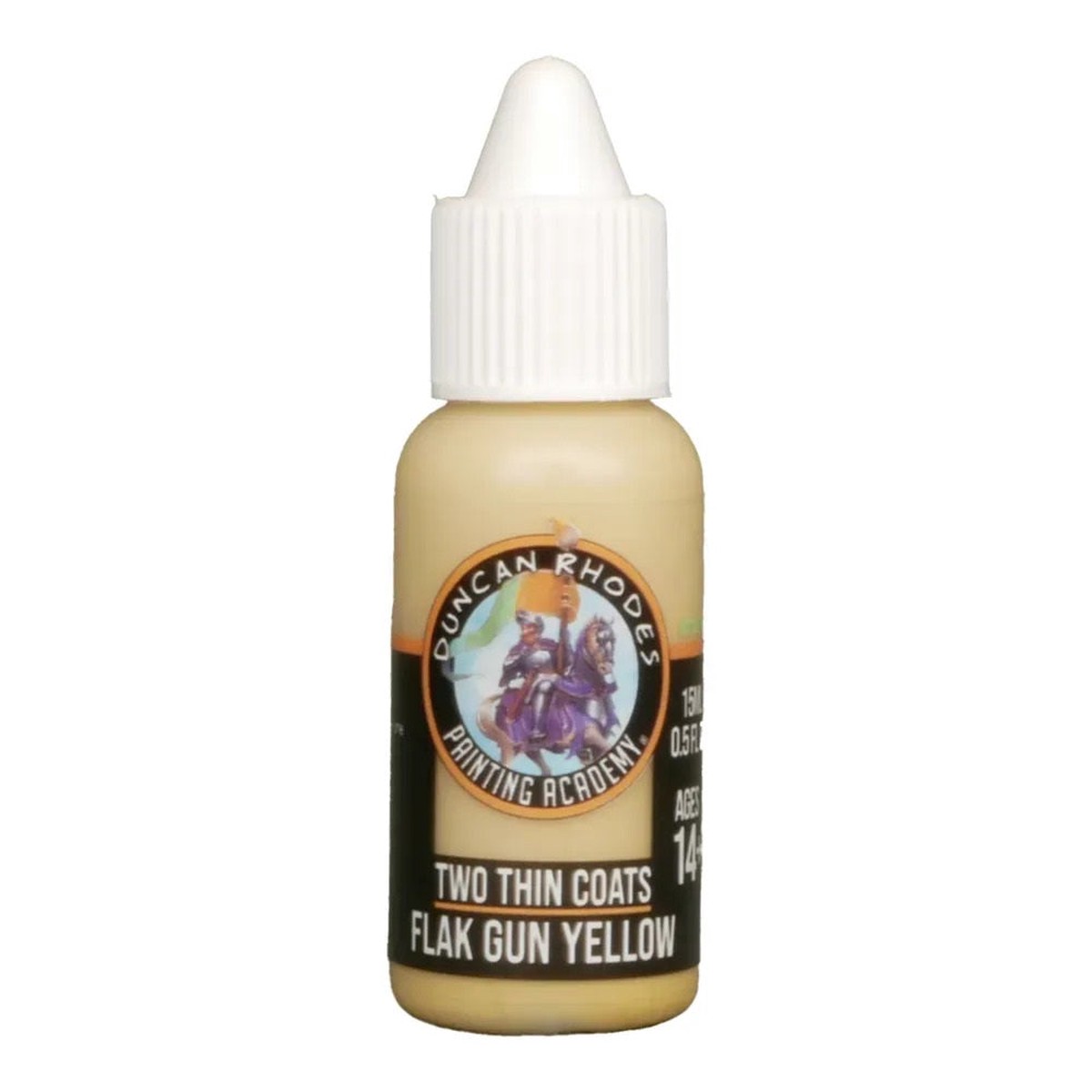 Two Thin Coats Paint 15ml - Flak Gun Yellow