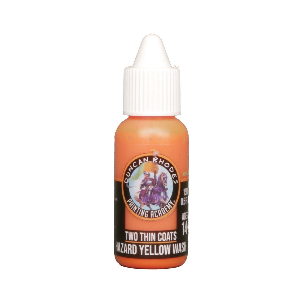 Two Thin Coats Paint 15ml - Hazard Yellow Wash