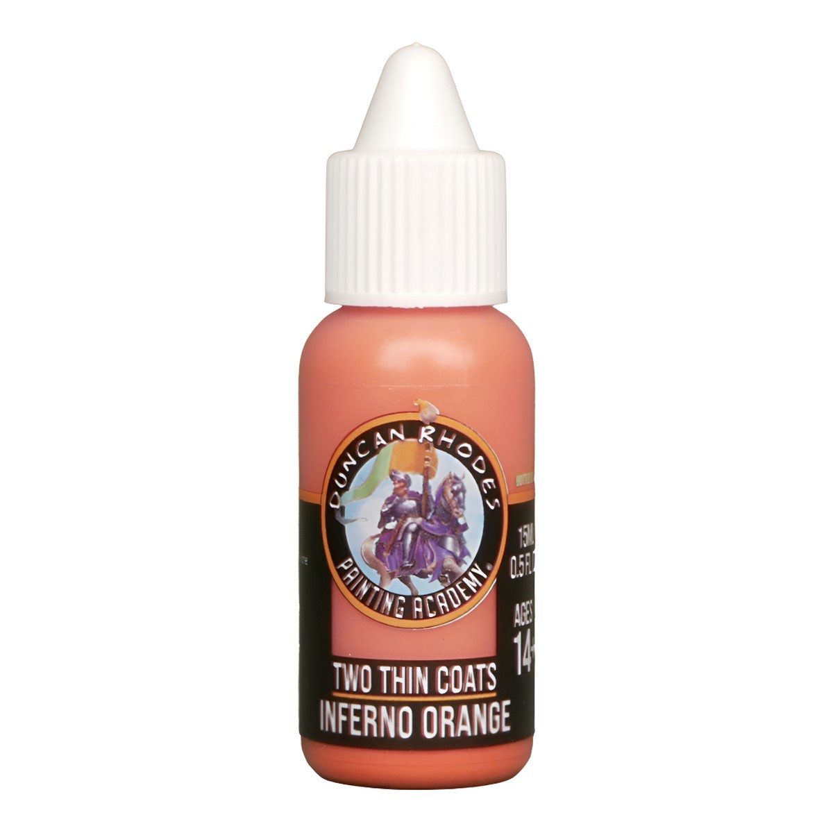 Two Thin Coats Paint 15ml - Inferno Orange