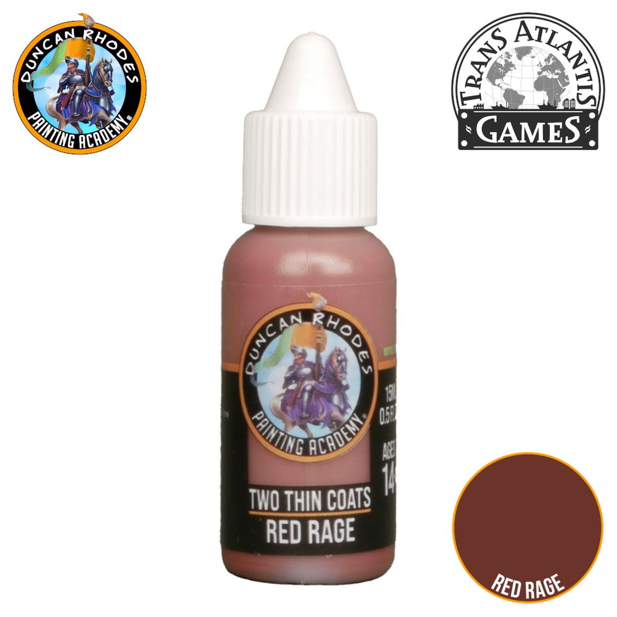 Two Thin Coats Paint 15ml - Red Rage