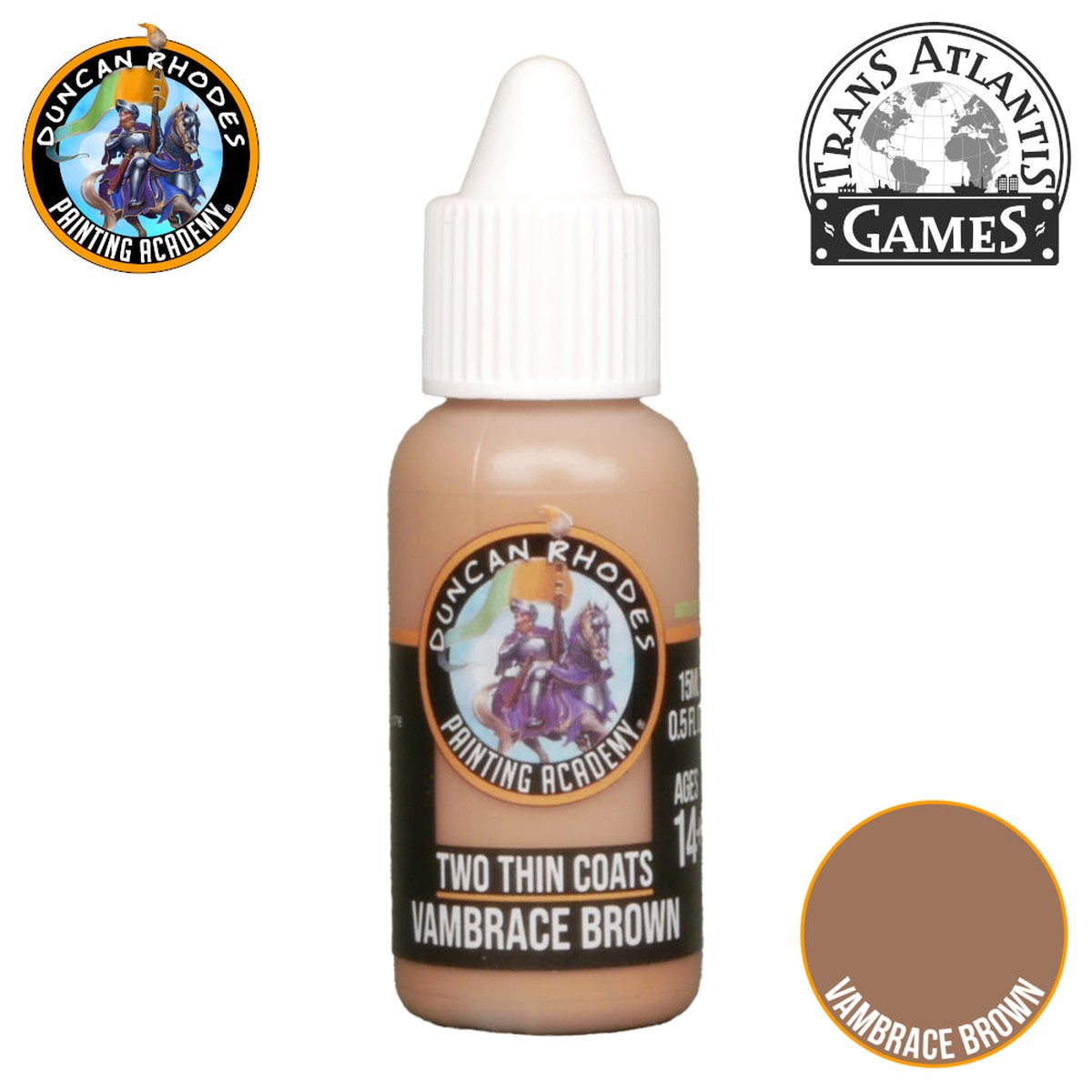 Two Thin Coats Paint 15ml - Vambrace Brown
