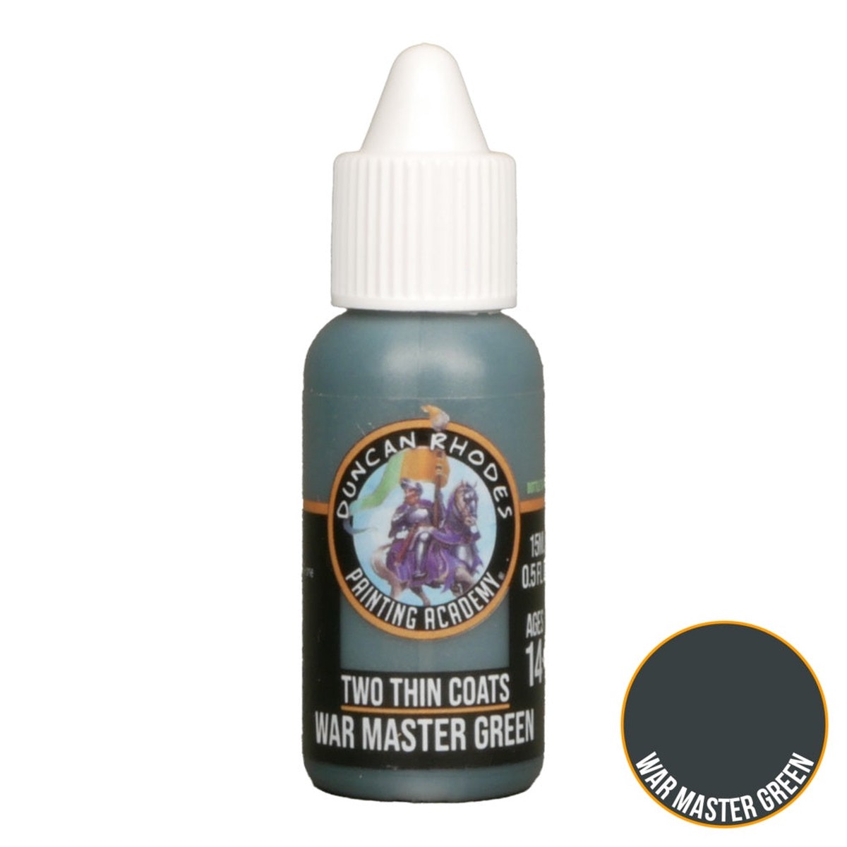Two Thin Coats Paint 15ml - War Master Green