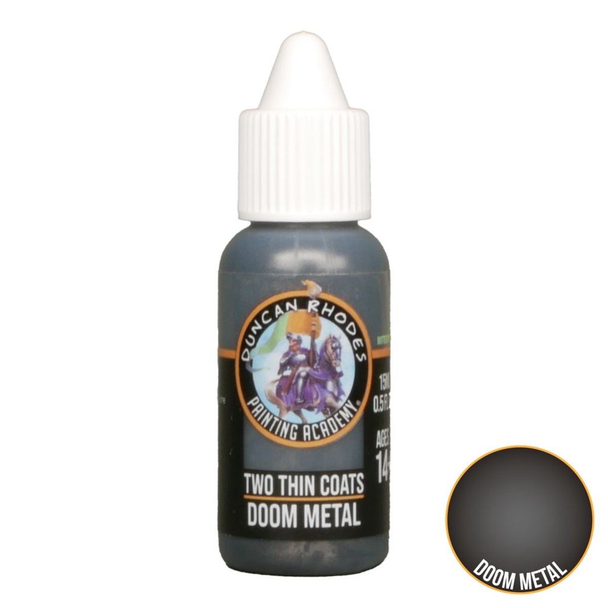 Two Thin Coats Paints 15ml - Doom Metal