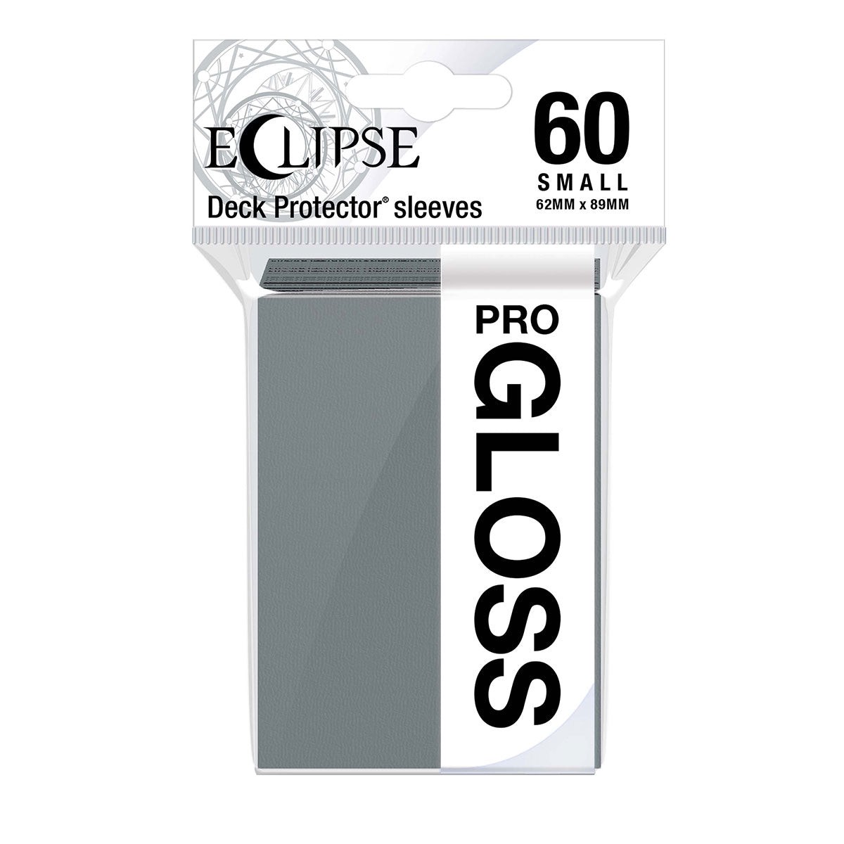 Ultra Pro - UP15647 Eclipse Matte Small Deck Protector Sleeves 60-Piece Set - Smoke Grey