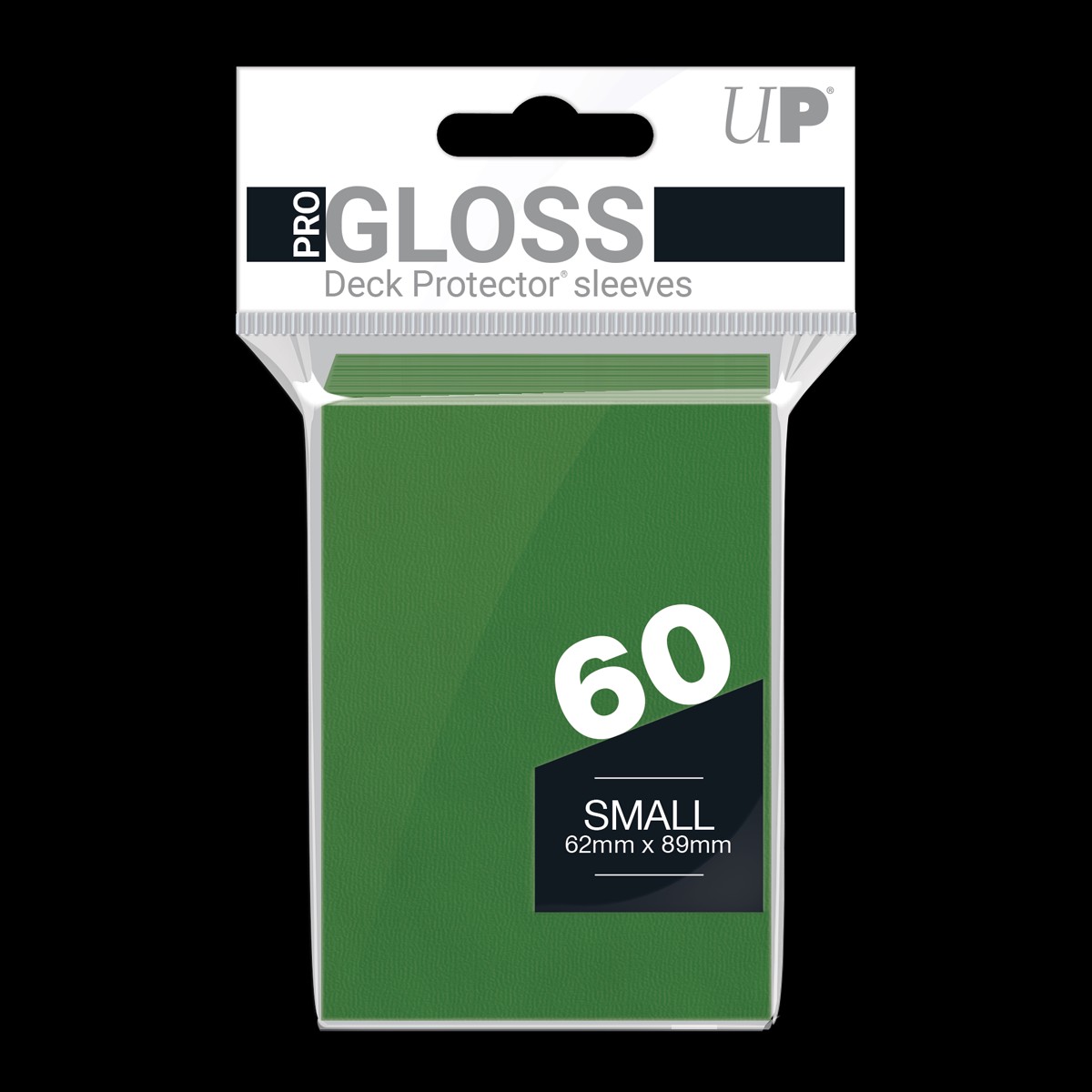 Ultra Pro UP82966 PRO-Gloss Small Deck Protector Sleeves 60-Piece Set - Green