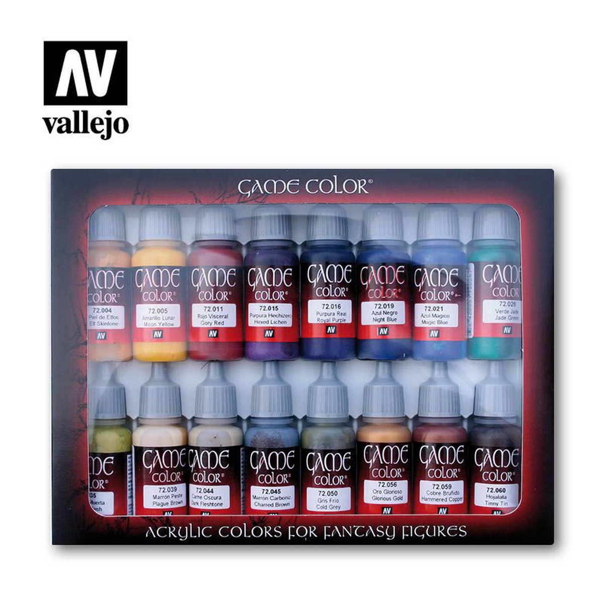 Vallejo Game Colour Advanced 16 Colour Set