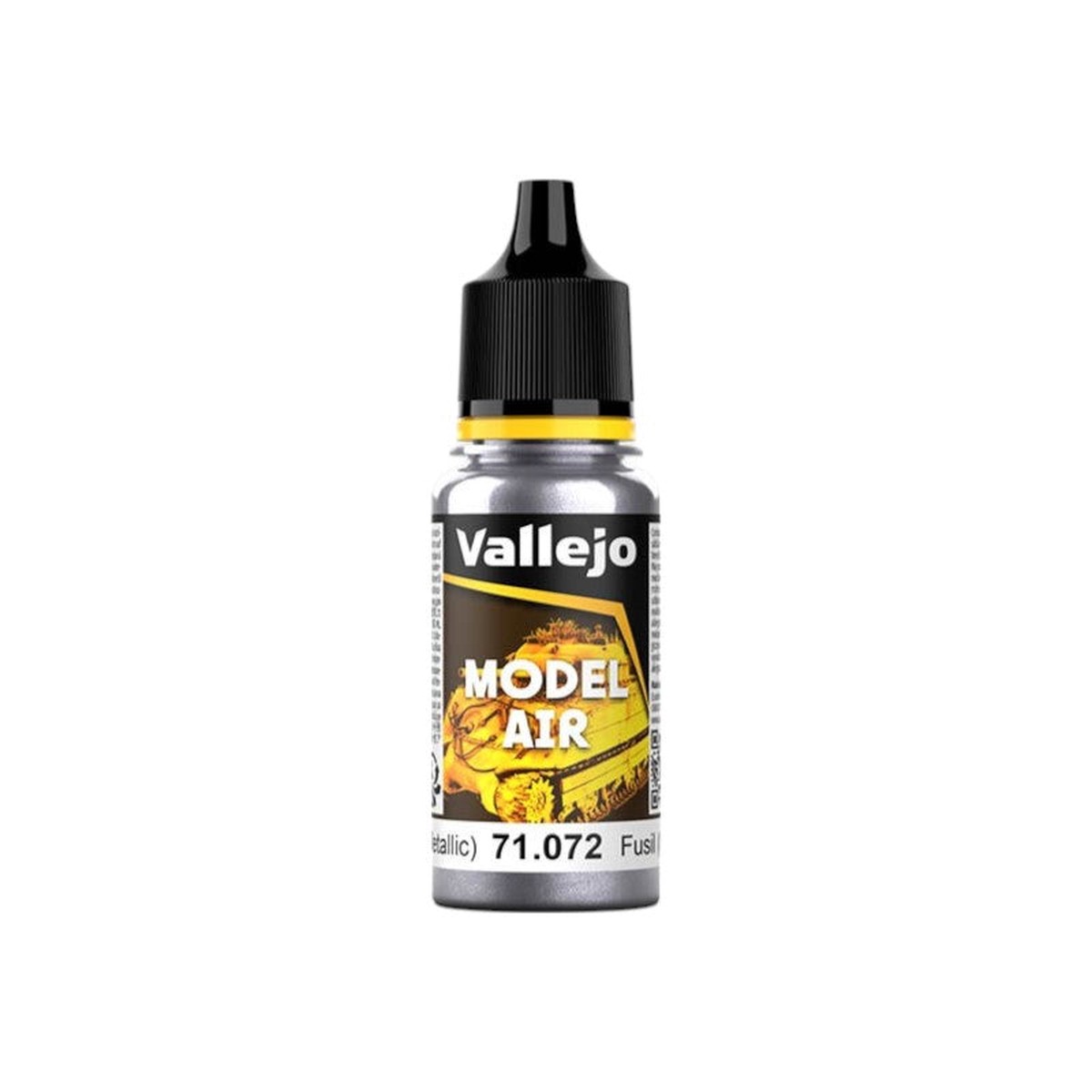 Vallejo Model Air Acrylic Airbrush Paint 18ml - Gun Metal