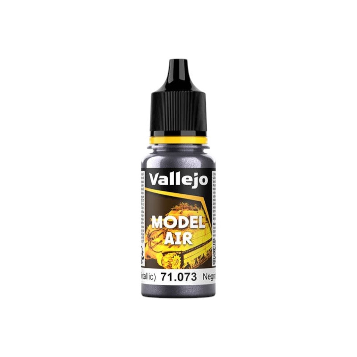 Vallejo Model Air Matt Acrylic Colour 18ml - Metallic Black