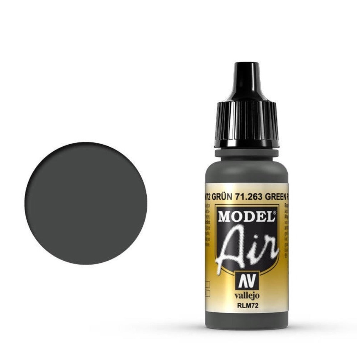 Vallejo Model Air Old Formulation Colour 17ml - Camouflage Grey Green