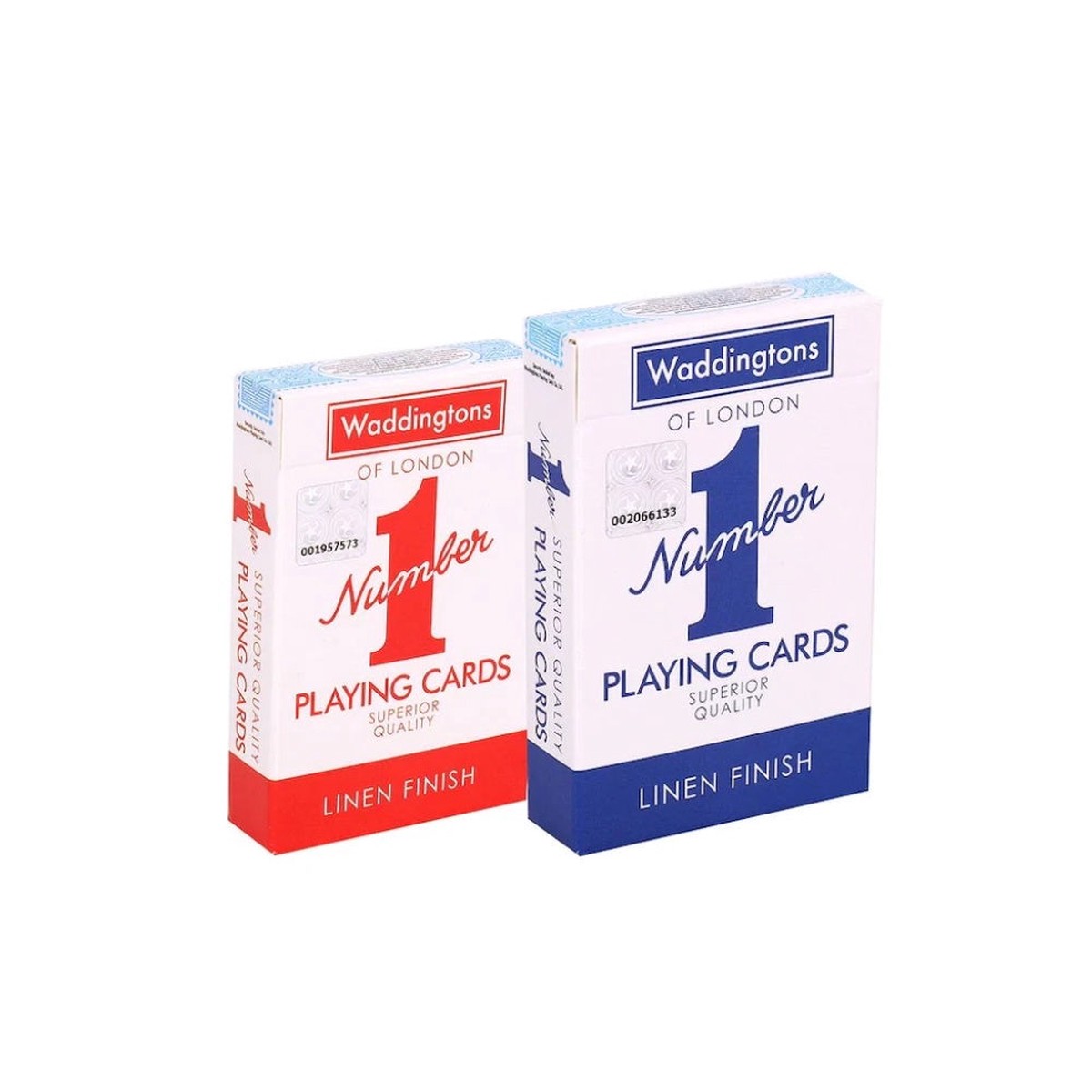 Winning Moves Waddingtons Number 1 Playing Cards - Red & Blue