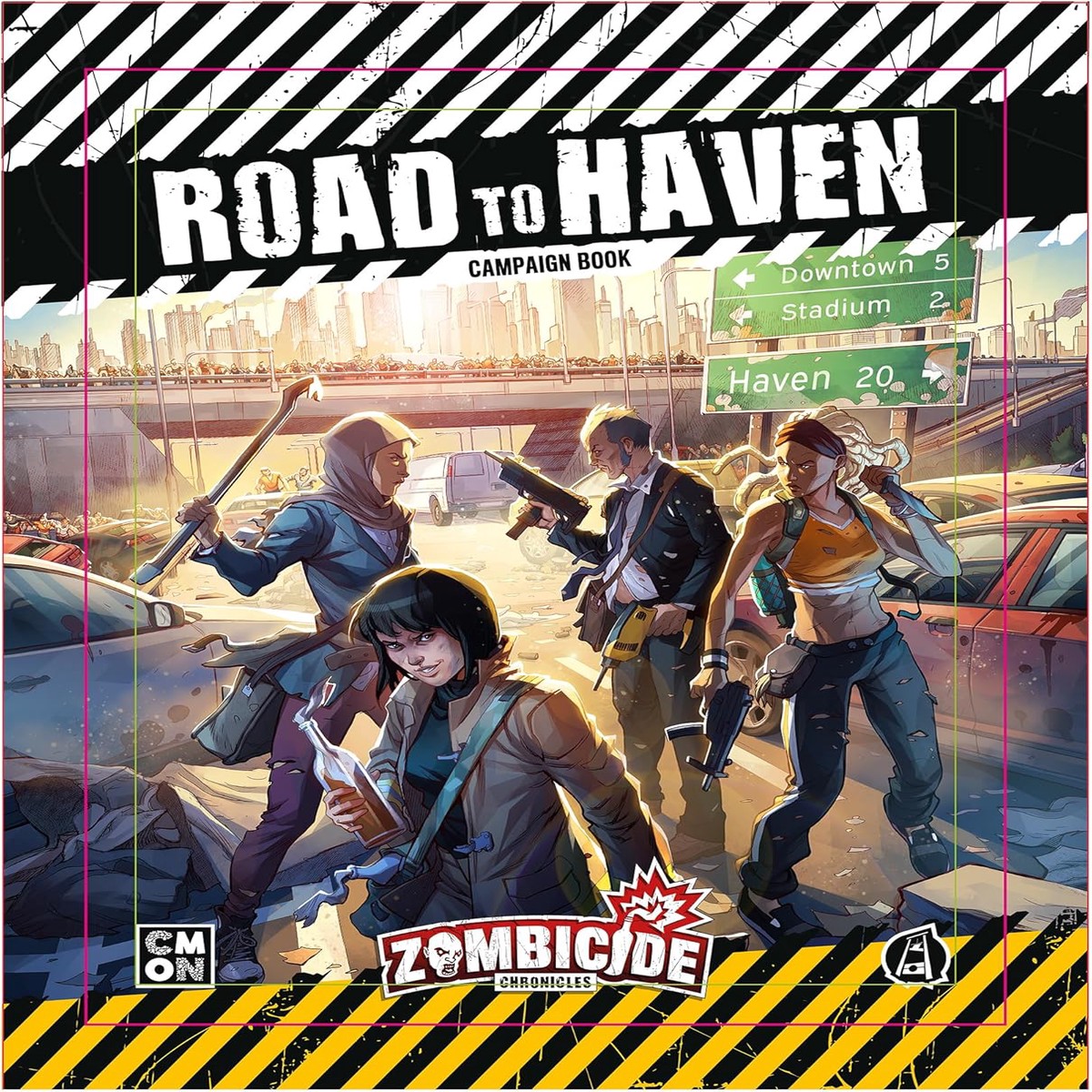 CMON Zombicide Chronicles RPG Road to Haven Campaign Book